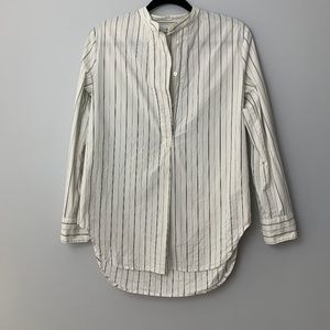 **5/$25** Madewell The Perfect Tunic Pinstripe